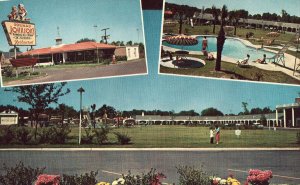 Howard Johnson's Motor Lodge & Restaurant - Savannah, Georgia - Vintage Postcard