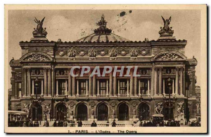 Paris Old Postcard L & # 39opera