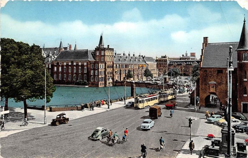 BG33447 den haag plaata en hofvijver netherlands tram tramway car voiture