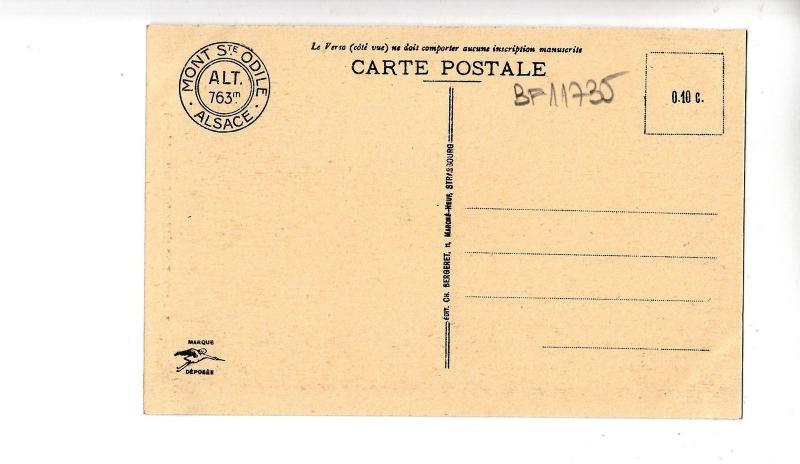 BF11735  mont sainte odile   france front/back image