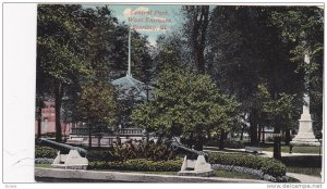 Central Park, West Entrance, Sterling, Illinois, 1900-1910s