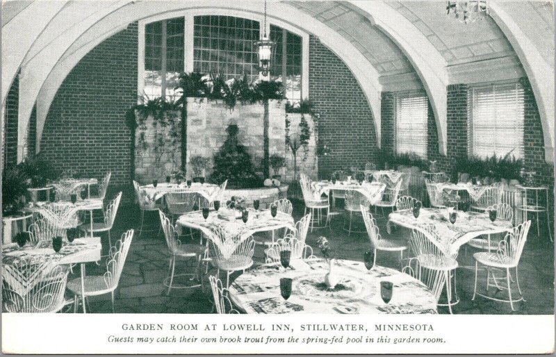 Postcard Garden Room at Lowell Inn in Stillwater, Minnesota~135113