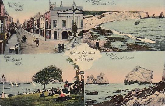 England Isle Of Wight Newport Freshwater Cowes and Needles