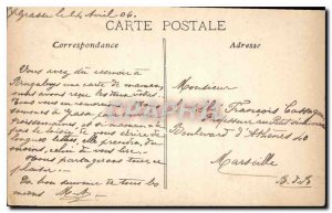 Old Postcard Grasse Fall of the Vallon Cascade