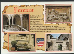 France Postcard - Pezenas (Herault) - Hotel Lacoste - Les Anges Musiciens RR1910