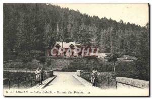 Old Postcard Le Lioran Villa Bel Air Post Office