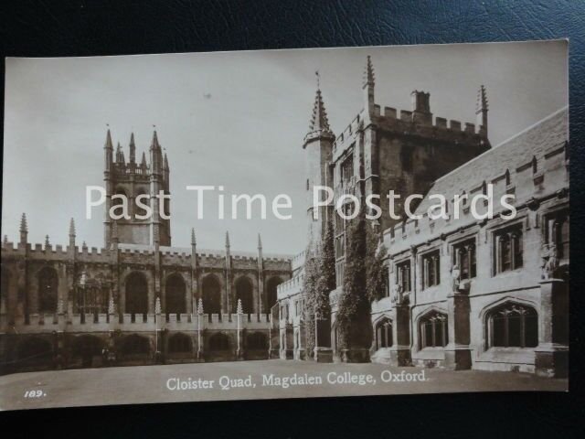 Old RP - Oxford: CLOISTER QUAD, MAGDALEN COLLEGE by Penrose & Palmer 50 High St.