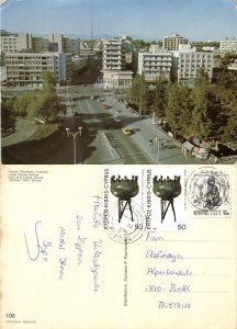 cyprus, NICOSIA, Liberty Square (1983) Postcard