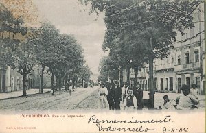 ac1586 - BRAZIL - VINTAGE POSTCARD  -  Pernambuco - 1904