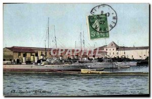 Old Postcard Army Life Marine L & # 39arsenal