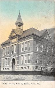 C2/ Alma Wisconsin Wi Postcard c1910 Buffalo County Training School