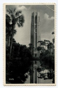 Postcard Singing Tower Reflection Lake Wales Florida Standard View Card 