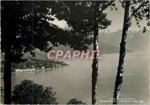 Postcard Modern Lake Como Cadenabbbia Panorama e Lago Alto