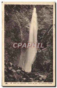 Postcard Old Approx Luchon Vallee du Lys Cascade Hell