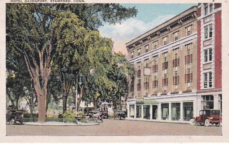 Connecticut Stamford Hotel Davenport 1926