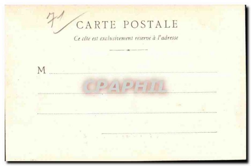 Chateau de la Clayette - Old Postcard