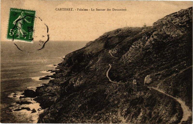 CPA CARTERET - Falaises - Le Senuer des Douaniers (138149)