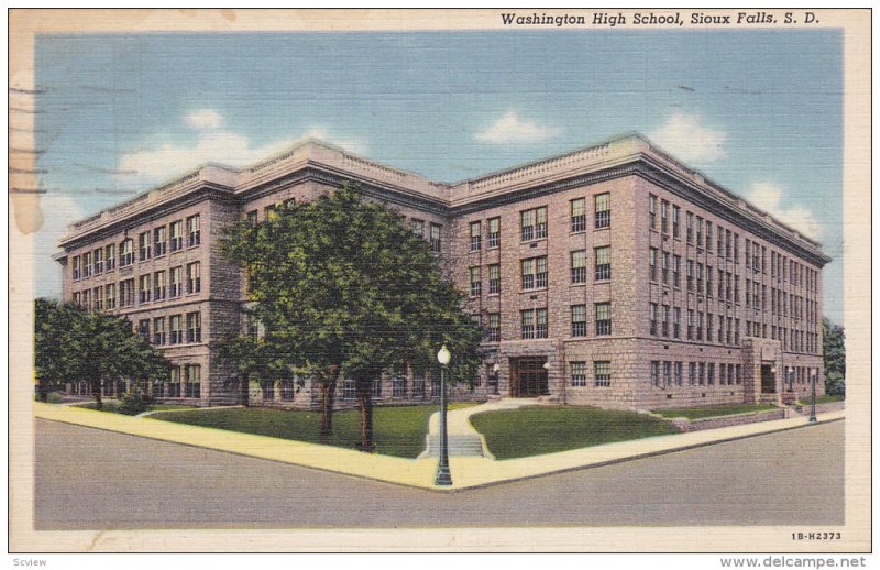 Washington High School, SIOUX FALLS, South Dakota, PU-1948