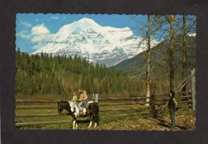 BC Mount Robson Mt British Columbia nr Jasper Canada Postcard Carte Postale