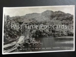 Vintage RPPC - Ben Venue and Path by Loch Katrine, Trossachs