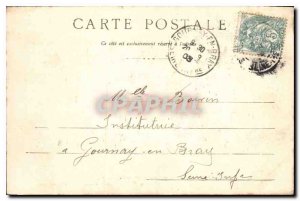 Old Postcard Saint Valery en Caux Wood Etennemare