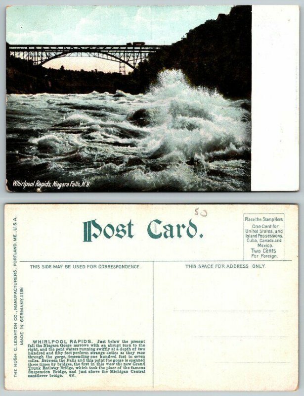 Vintage Set of 10 Niagara Falls Postcards Maid of Mist Terrapin Point Whirlpool