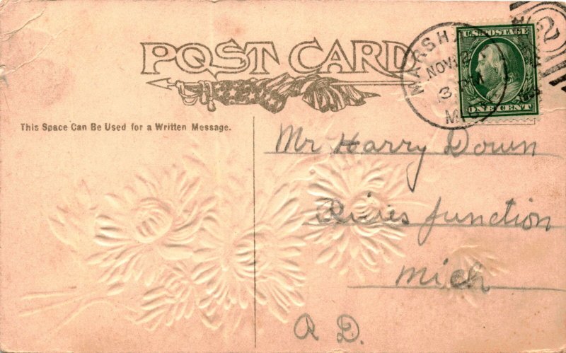 Mr Harry, SH, NOV 3, U.S. POSTAGE, Down, Dices Postcard