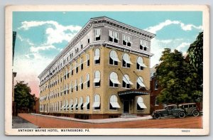 Waynesboro PA Anthony Wayne Hotel Pennsylvania Postcard R21