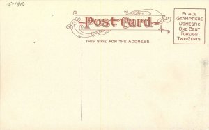 Postcard C-1910 Lincoln  Nebraska O Street trolley railroad Tracks #5619 24-6572