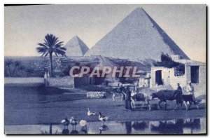 Postcard Ancient Egypt Egyptian Mission to Africa The Pyramid of Cheops