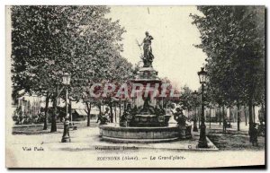 Old Postcard Soissons The grand place
