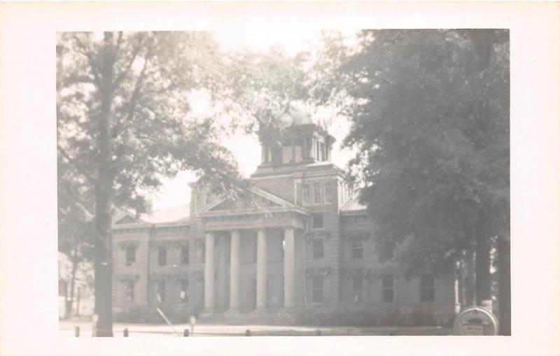 E47/ New Albany Mississippi 1950s Photo RPPC Postcard Union County Court House