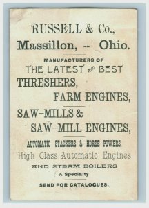  1880's-90's Russell & Co. Farm Engines Threshers Saw Mills Boilers B P200 