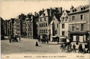 CPA Morlaix- Vieilles Maisons de la Rue d'Aiguillon FRANCE (1026123)