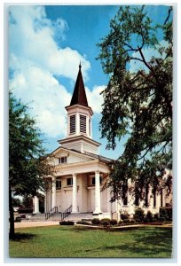 1960 Exterior View Perry Methodist Church Perry Georgia Antique Vintage Postcard