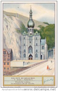 Liebig Trade Card s1235 Belgian Churches No 3 Dinant Notre-Dame