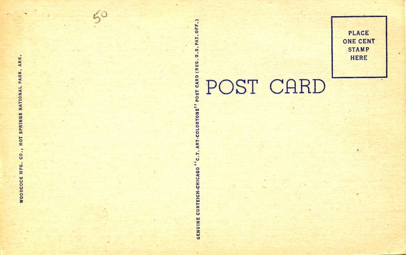 AR - Hot Springs. Miniature Natural Hot Spring