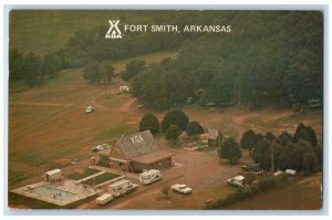 Bird's Eyer View Of KOA Campgrounds Fort Smith Arkansas AR Vintage Postcard