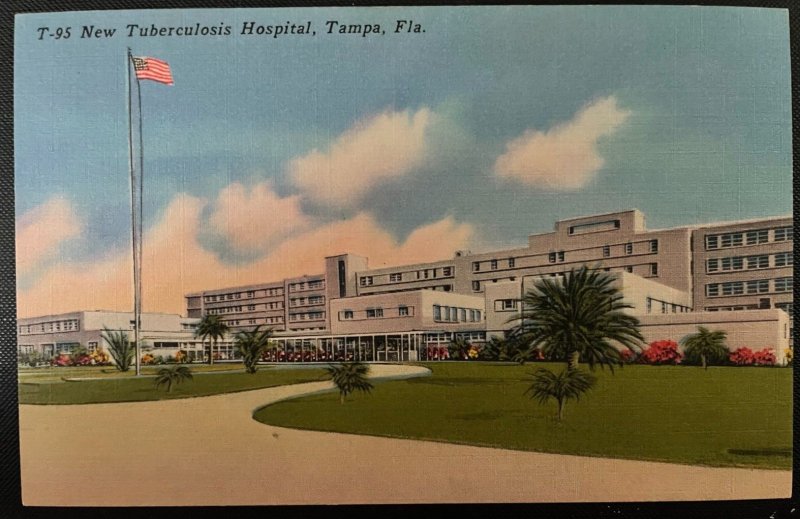 Vintage Postcard 1930-1945 New Tuberculosis Hospital Tampa Florida (FL)