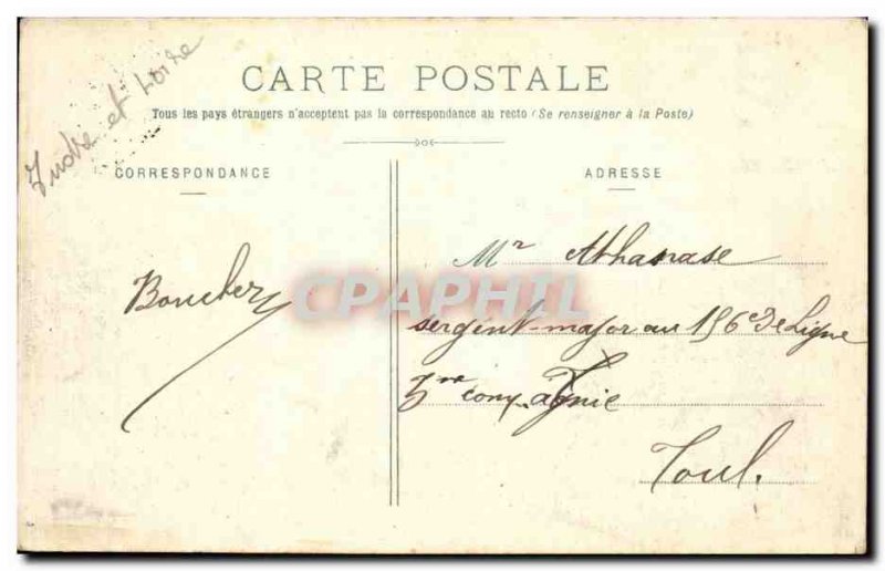 Old Postcard Amboise castle