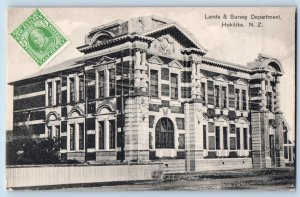 Hokitika New Zealand Postcard Lands & Survey Department c1910 Posted