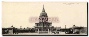 Old Postcard Large Format Paris L & # 39Hotel of Invalides 28.5 * 11 cm