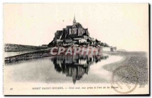 Old Postcard Mont Saint Michel Cote Sud Vue Prize was the eastern breakwater