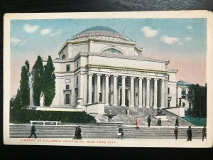 Vintage Postcard 1915-1930 Library Columbia University New York City