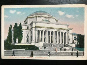 Vintage Postcard 1915-1930 Library Columbia University New York City 