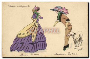 Old Postcard Fantasy Illustrator Xavier Sager women past and aujourd & # 39hu...