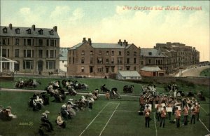 Portrush Ireland Military Marching Band c1910 Vintage Postcard