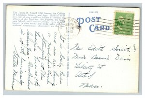 Vintage 1940 Postcard James B. Angell Hall University of Michigan Ann Arbor