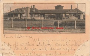 MI, Dowagiac, Michigan, M C Railroad Station, Exterior View, 1905 PM