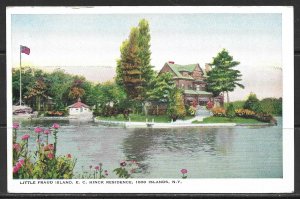 New York, Thousand Islands - Little Fraud Island - Hinck Residence - [NY-318]